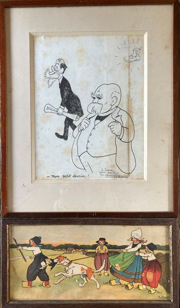 
Humorous engravings on the subject of child's...