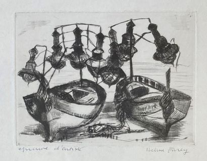 Set of engravings : - a pair in colors :...