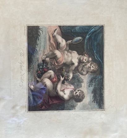 Lot: - GENILLON, engraved by NÉE: Ist VUE...