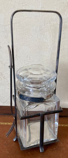 
BACCARAT. Crystal pickle jar, the Plasait...