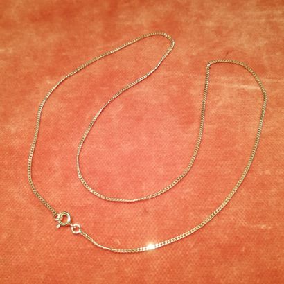 Fine chain in 18K (750) yellow gold. Weight...