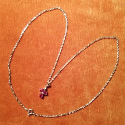Chain in 18K (750) white gold. Weight: 5,30...