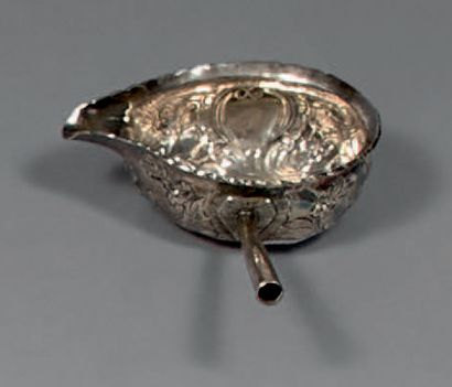 Petite louche à punch en argent (800), le...