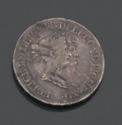 FRANCE. Pièce en argent de cinq francs au...