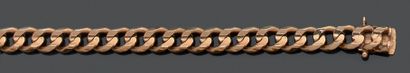 Bracelet en or jaune 18K (750), à maille...
