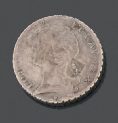 FRANCE. XVIIIe siècle. Pièce en argent au...