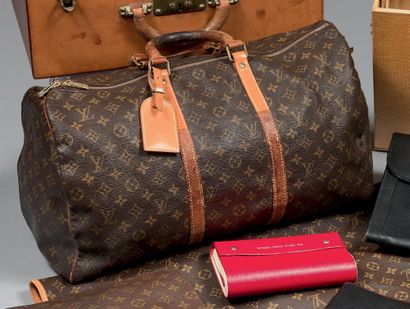 Louis VUITTON.
Travel bag model Keepall,...