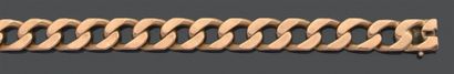 Bracelet en or jaune 18K (750), à maille...