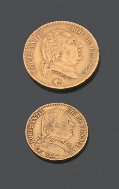 FRANCE. - Pièce de vingt francs en or jaune....