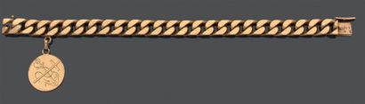 Bracelet in 18K (750) yellow gold, with a...