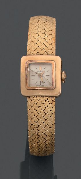 Montre bracelet de dame en or jaune 18K (750),...