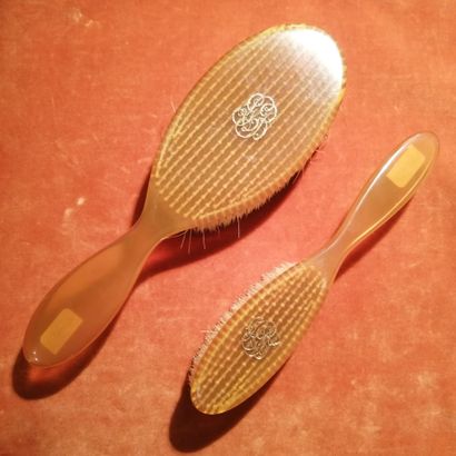 Lot de débris d'or jaune et or gris 18K (750)...