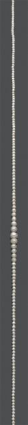 Collier de perles en chute, le fermoir oblong...