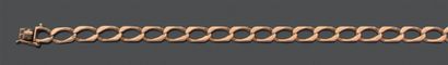 Bracelet in 18K (750) yellow gold, with horse...