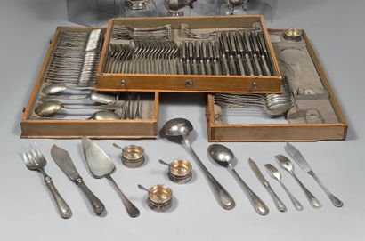 Part of a silver cutlery menagerie (800),...