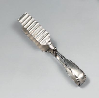 Silver asparagus tongs (800), net model....