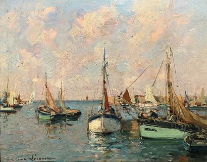 Paul-Émile LECOMTE (1877-1950) :
BATEAUX...