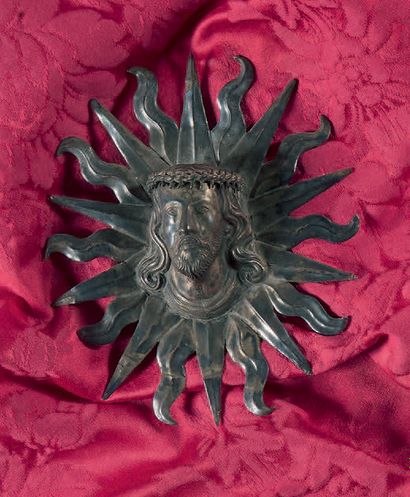 Silver holy water font, the receptacle for...
