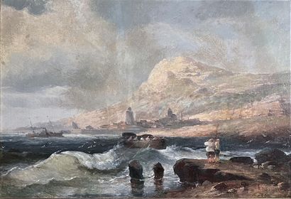 Édouard KASRIEL (1839-1882) :
EFFET DE LUMIÈRE...