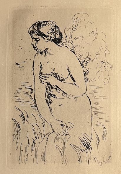 Pierre-Auguste RENOIR (1841-1919) :
BAIGNEUSE...