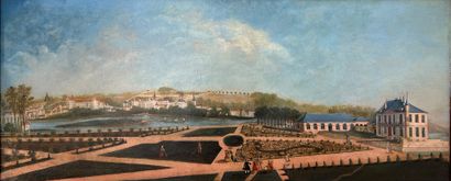 Ecole Française du XVIIIe siècle :
VUE PRÉSUMÉE...