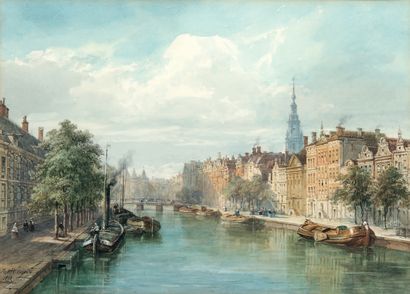 Justin OUVRIÉ (1806-1879) :
CANAL AVEC LE...