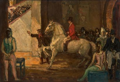 Marcel COSSON (1878-1956) :
AT THE CIRCUS,...