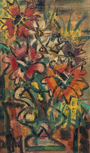 GEN Paul (1895-1975) :
FLOWERS IN A VASE....