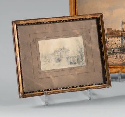 Justin OUVRIÉ (1806-1879) :
CHÂTEAU DE CHENONCEAUX....