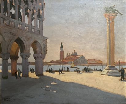 Henri MARCHAL (1878-1942) :
VUE DE SAN GIORGIO...