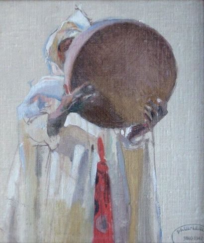 Paul LEROY (1860-1942)
MAROCAIN AU TAMBOURIN....