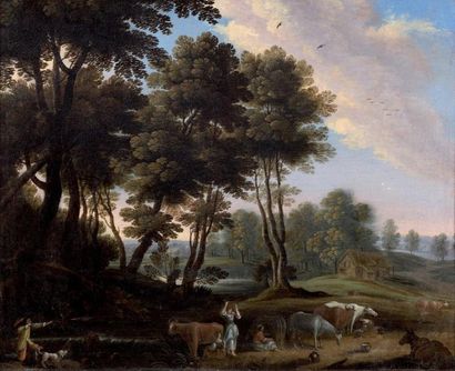 Ecole FLAMANDE du XVIIème siècle
PAYSAGE...