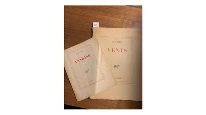 SAINT-JOHN PERSE. - Anabase. Paris, NRF,...