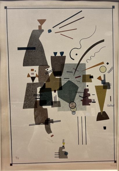 Wassily KANDINSKY (1866-1944) : COMPOSITION....