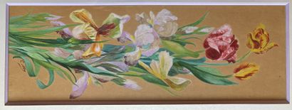 FRENCH SCHOOL, circa 1900: IRIS - IRIS AND...