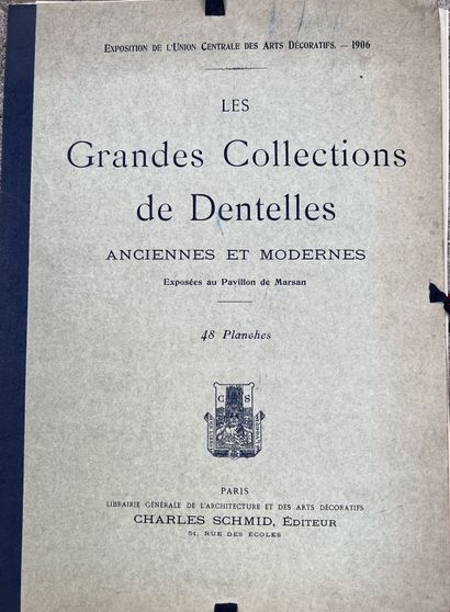 Some volumes on lace and fabrics, including...