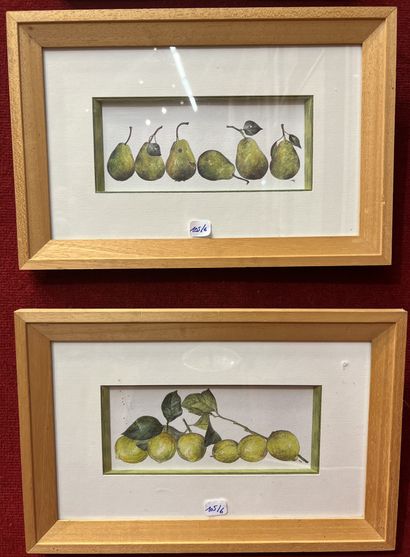 Some reproductions and chromo framed under...