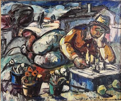 Maurice VAGH-WEINMANN (1899-1966): MAN WRITING....