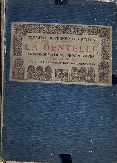 Some volumes on lace and fabrics, including...
