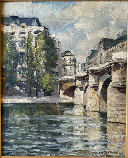 Armand RABOUILLE (1897-1955) : THE NEW BRIDGE....