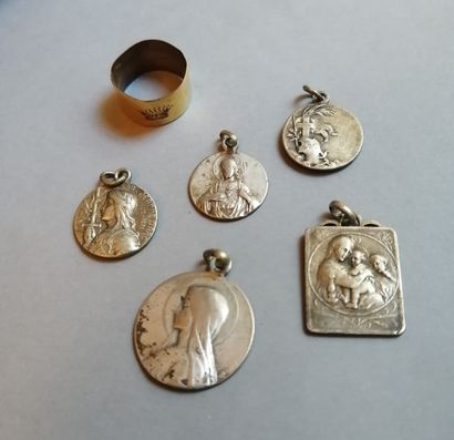 
Médaille de Saint-Christophe en argent (925)....
