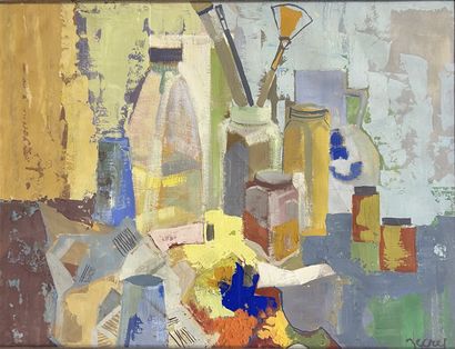 École MODERNE - YACRY*** : NATURE MORTE AUX...