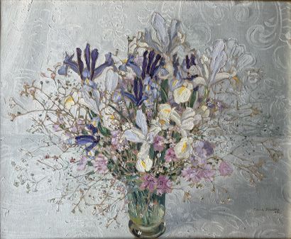 Hélène RIVIÈRE (1896-1977): VASE OF CHAMPAGNE...