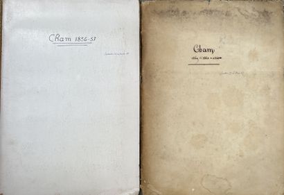 Deux albums CHAM (Amédée Charles Henry de...