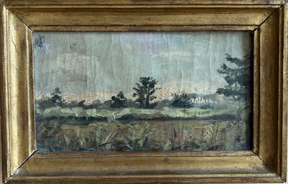 Gaëtan DUMAS (1879-1950) : PAYSAGE. Oil on...