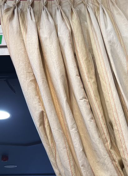
Set of four pairs of double curtains in...