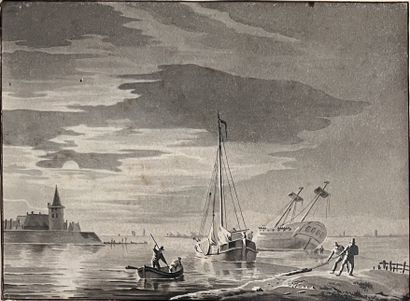 HOLLAND SCHOOL of the end of the 18th century:...