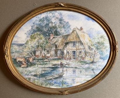 Lot: - reproduction of engraving in color:...
