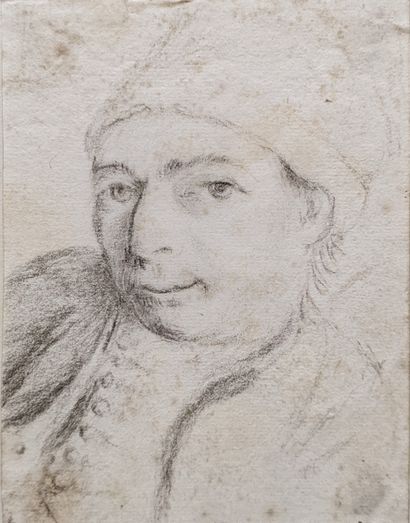 18th century FRENCH SCHOOL : - PORTRAIT OF...