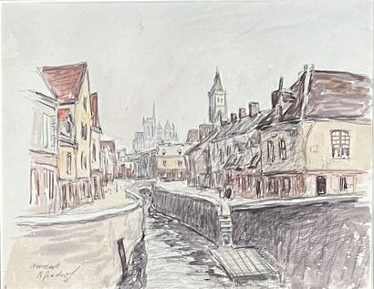 Roger GRADVOL (19th-20th century) : AMIENS....